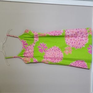 Lilly Pulitzer  dress, pinkgreen, sleeveless size 12 RN 88189